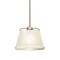 Besa Lighting Pica 9 Cord Pendant, White Sand, Satin Nickel Finish, 1x75W Incandescent 1TT-PIC9WH-SN - alternate 1